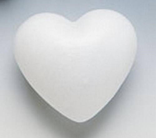 Cuore polistirolo 11x5 3cm - cuore, in