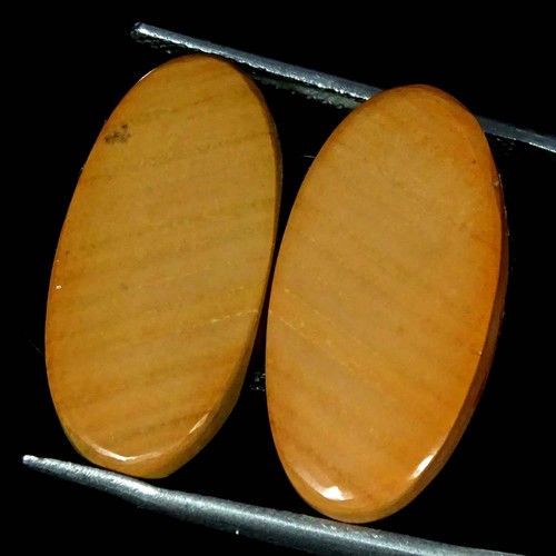 Coppia cabochon ovale diaspro