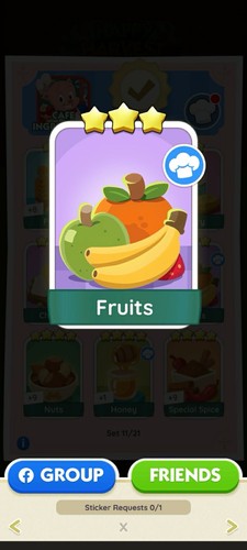 Adesivo frutta - 1x,